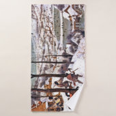 Chasseurs dans la neige, Pieter Bruegel l'Ancien (Serviette de bain)