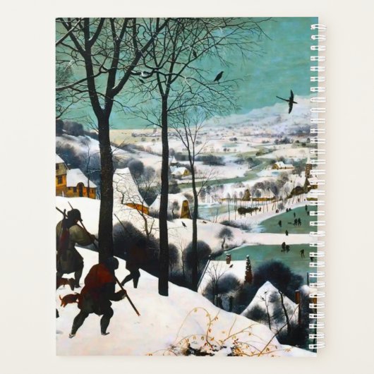Chasseurs dans le paysage de neige Pieter Bruegel (Dos)