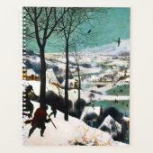 Chasseurs dans le paysage de neige Pieter Bruegel (Devant)