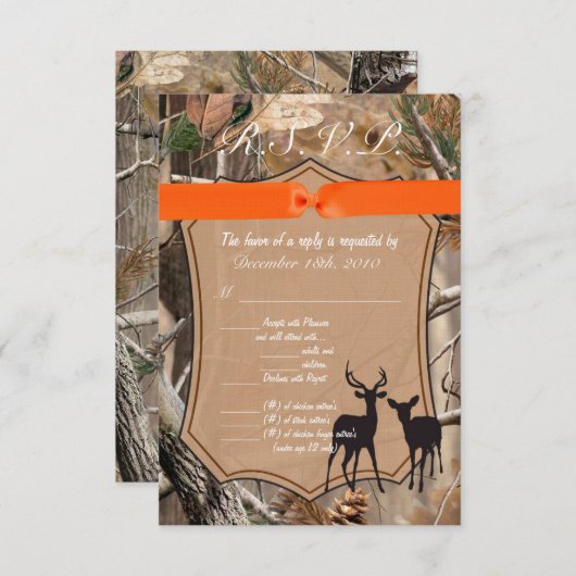 Chasseurs de cartes R.S.V.P. 3,5x5 Camo Camoflauge (Devant / Derrière)