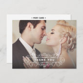 CHÂSSIS DE FANCY | CARTE POST MERCI MARIAGE (Devant / Derrière)