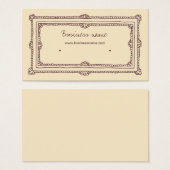 Châssis Doodle Brown crème Porte-oreille Beige (Devant & derrière)