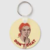 Chat 1941 Sovjet-Poster niet met aangepaste tekst Sleutelhanger (Voorkant)