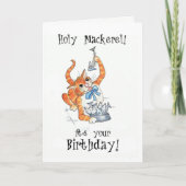 Chat à gingembre, Saint-Maquereau, Carte d'anniver (Devant)