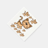 Chat à serviettes en papier (Coin)