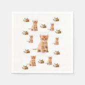 Chat à serviettes en papier (Devant)