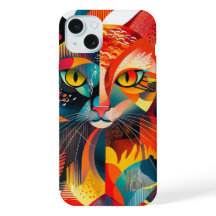 Chat Abstract Coloré - Geometrisch 🎨 ontwerp 🐱