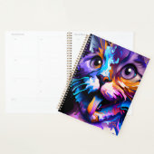 CHAT ABSTRAIT PASTEL (Devant avec enveloppe)