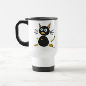 Chat Abstrait Voyage Mug (Gauche)