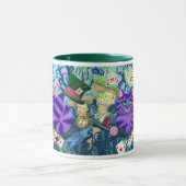 Chat Alice de Cheshire dans la tasse d'art (Centre)