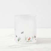 Chat Aller Pêcher Translucide Mug Frosted (Centre)