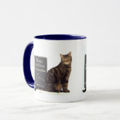 Chat allergique Mug humoristique (Devant gauche)