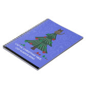 Chat amusant contre Carnet d'arbre de Noël (Côté gauche)