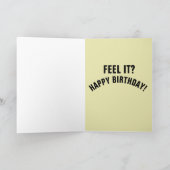 CHAT AMUSANT GROG GROG CARTES DE SALUT D'ANNIVERSA (Intérieur)