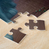CHAT AMUSANT NOËL JIGSAW PUZZLE (Côté)