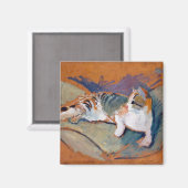 Chat, Août Macke Magnet (Recto/Verso)