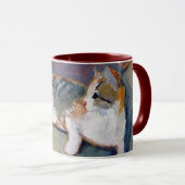 Chat, août Macke Mug (Devant droit)