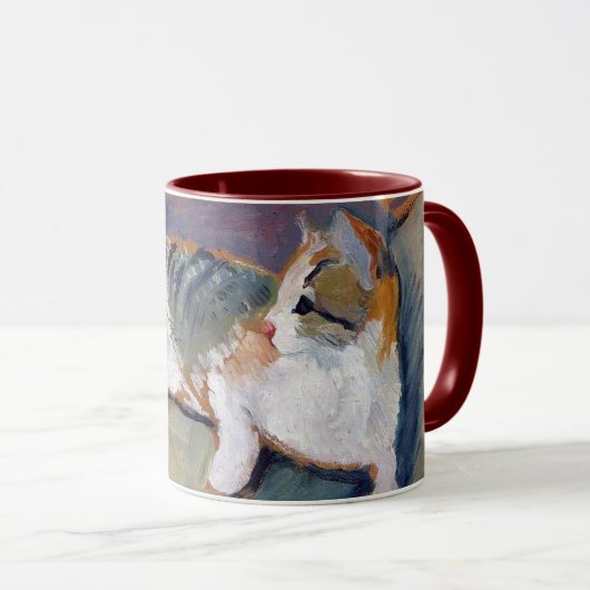 Chat, août Macke Mug (Devant droit)