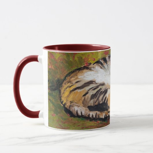 Chat, août Macke Mug (Gauche)
