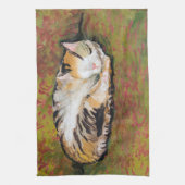 Chat, août Macke Serviette de cuisine (Vertical)