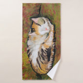 Chat, Août Serviette de bain Macke (Serviette de bain)