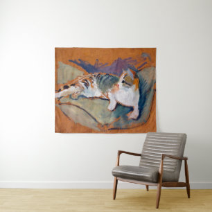 Chat, août Tapisserie Macke
