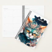 Chat aquarelle en style steampunk (Devant avec enveloppe)