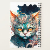 Chat aquarelle en style steampunk (Dos)