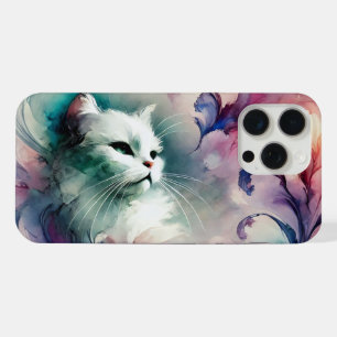 Chat aquarelle éthérée