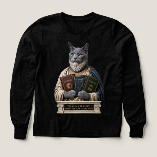 Chat Aristote Bleu Russe (Motif recto)
