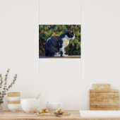 Chat Art Chat Smoking Poster (Cuisine)
