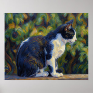 Chat Art Chat Smoking Poster
