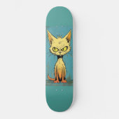 Chat art drôle Skateboard Deck (Recto)