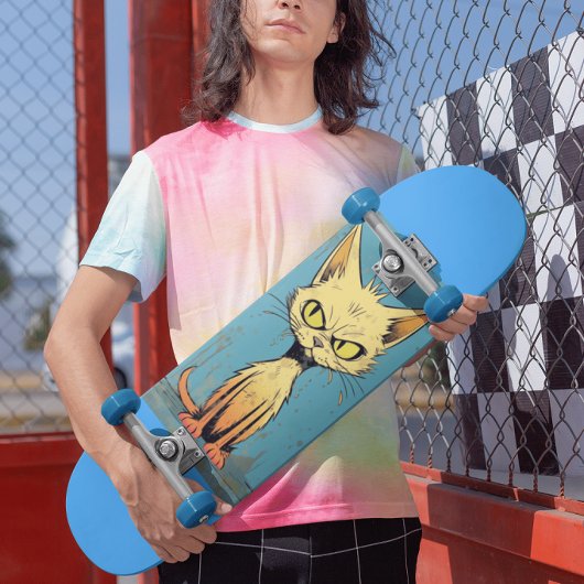 Chat art drôle Skateboard Deck