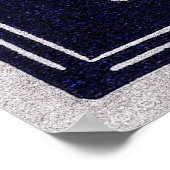 chat assis par Julie de Graag Poster (Coin)