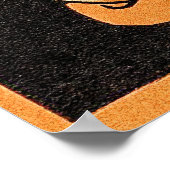 chat assis par Julie de Graag Poster (Coin)