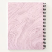 Chat atomique rose rétro - Carnet Spiral personnal (Dos)