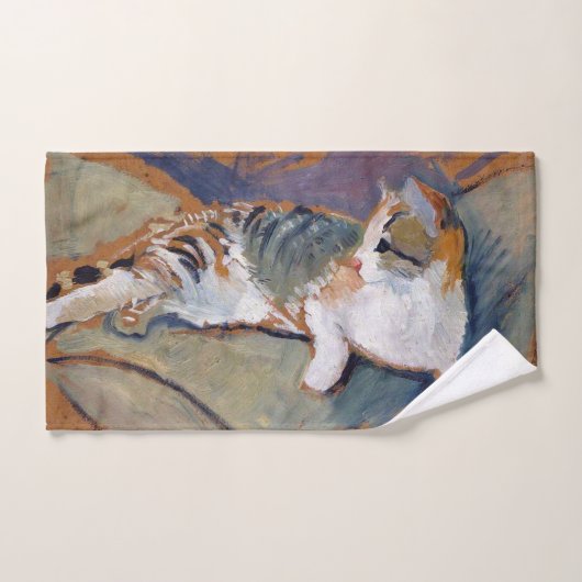 Chat, August Macke (Serviette à main)