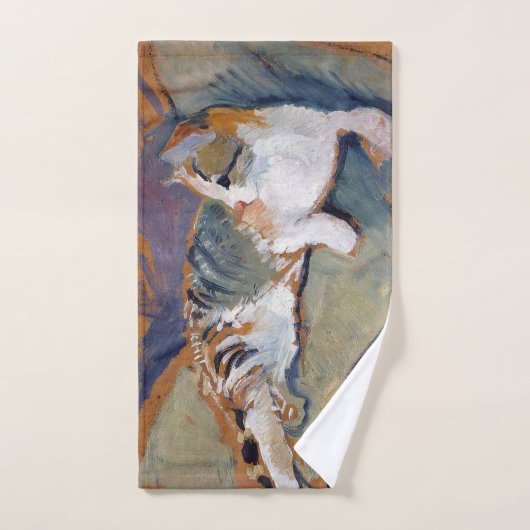 Chat, August Macke (Serviette à main)