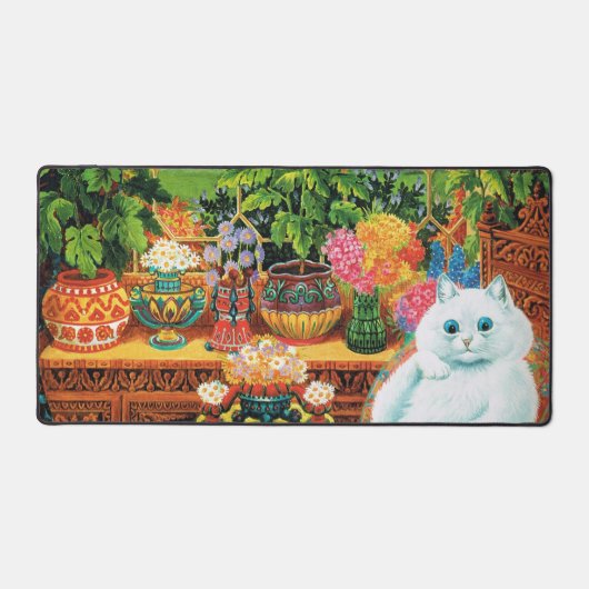 Chat aux Fleurs, Louis Wain (Recto)