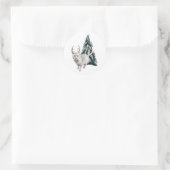 Chat avec Antlers et Stickers Arbre (Sac)