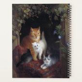 Chat avec chatons Henriette Knip 1844 (Dos)
