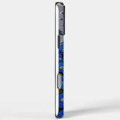 Chat avec étui de téléphone à fleurs - Couvercle f (Verso / Droite)