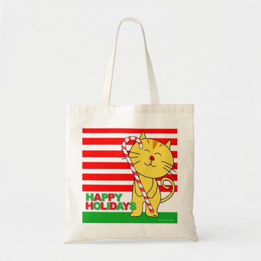 Chat avec le sac 1 de vacances de sucre de canne (Devant)