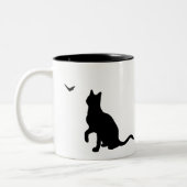 Chat avec Mug Papillon (Gauche)