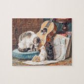 Chat avec musique Puzzle (Horizontal)