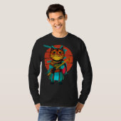 Chat avec t-shirt katana (Devant entier)