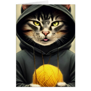 Chat Avec Une Boule De Fil Toutes Les Occasions