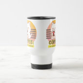 chat avec une citation de tasse de café coeur (Centre)