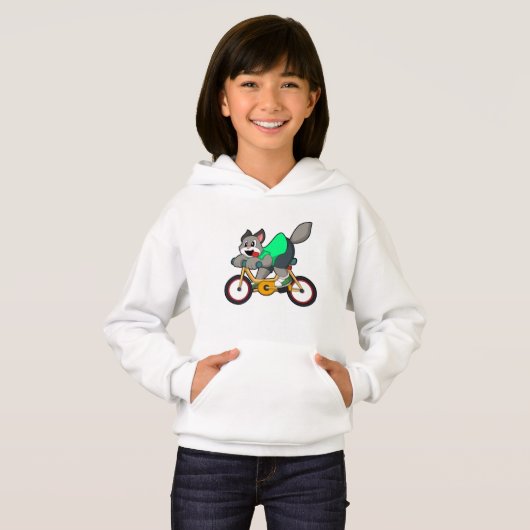 Chat avec vélo (Devant entier)
